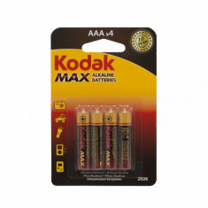 Set 4 baterii AAA Kodak Max Alkaline Techno Plus foto