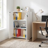 Cumpara ieftin Bibliotecă Adore Rio cu 2 Uși, Cheie și 3 Rafturi, 72x109x34 cm