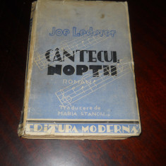 Joe Lederer- Cantecul noptii (Musik der Nacht)- 1942. Ed. Moderna