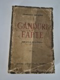 Carte veche Georgescu Delafras Ganduri si fapte din zile de razboi
