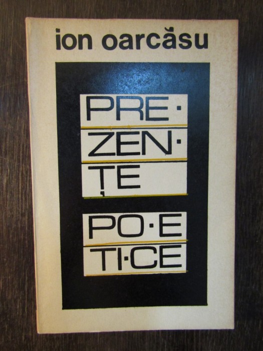 PREZENTE POETICE -ION OARCASU