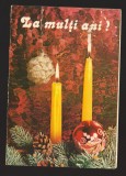 CPIB 19462 FELICITARE DE ANUL NOU - LUMANARI, GLOBURI, CONURI DE BRAD