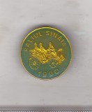 bnk ins Insigna Raliul Sinaia 1990 - verde