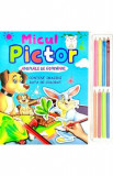 Micul pictor: Animale de companie. 8 creioane colorate