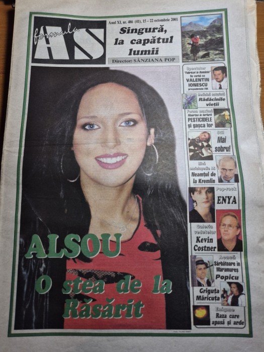 ziarul formula as 15 - 22 octombrie 2001 - formatia animal X