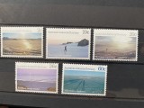 Teritoriul Antarctic Australian (AAT) 1987 Peisaje antarctice, serie MNH, 5v, Nestampilat