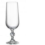 Set 6 Pahare Sampanie Bohemia Sterna Klaudie 180 ml
