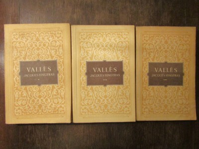 VALLES - JACQUES VINGTRAS ,3 VOL foto