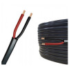 Cablu Electric Plat Negru 2x1mm (MYYUP). 100m/rola