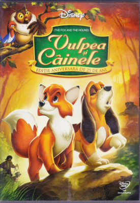 DVD animatie: Vulpea si cainele ( Disney original; dublat romana ) foto