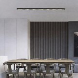 Proiector LED liniar aplicat cu grila 72W, 4000K, 90 surse, 2.4 m