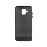 Husa Pentru SAMSUNG Galaxy A6 2018 - Luxury Carbon TSS, Negru