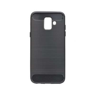 Husa Pentru SAMSUNG Galaxy A6 2018 - Luxury Carbon TSS, Negru foto