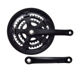 Angrenaj Pedalier Bicicleta 48/38/28 Dinti, 3 Foi - Piese Bicicleta