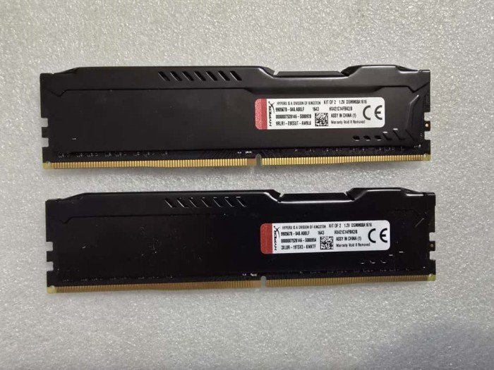 Kit memorie RAM desktop Kingston HyperX FURY 8GB (2x4GB) DDR4 2133MHz HX421C14FBK2/8