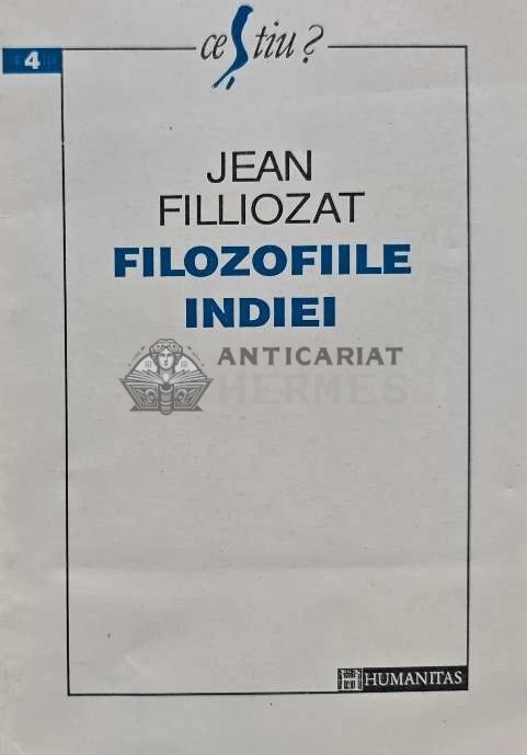 Filozofiile Indiei - Jean Filliozat (AB153)