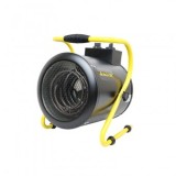 Termosuflanta electrica trifazata 380-400V, 5 kw, suprafata incalzita 48 mp, volum aer incalzit 411 mc/h, termostat, dubla protectie la supraincalzire