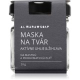 Almara Soap Face mască pentru față pentru ten gras si problematic charcoal &amp; nettle 20 g