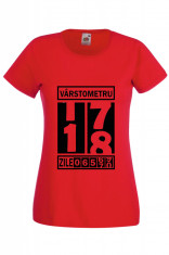 TRICOU MAJORAT, TRICOU DAMA 18 ANI VARSTOMETRU, cadou haios foto