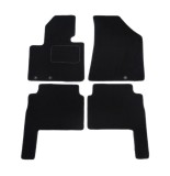 Set covorase auto mocheta velur Kia Sorento (Xm) 05.2009-12.2012, Sorento (Xm) 10.2012-12.2014, negru, 5 locuri
