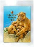 Gibraltar 1999 - Folder cu toate timbrele emise, neuzat