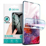 Folie Silicon Antibacterian Devia DVFSSGS20FE pentru Samsung Galaxy S20 FE (Transparent)