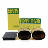 Pachet Revizie Filtru Aer + Polen Mann Filter Porsche 911 997 2004-2012 3.6/3.8 Carrera 345/385/408 PS 2 X C1869+CUK3360, Mann-Filter