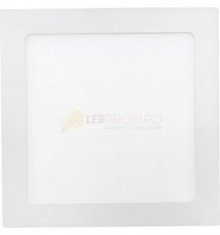 SPOT LED 15W PATRAT ALB RECE ECO foto