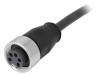 Conector HARTING 7/8 mufă 5 pini drept cu cablu 5m