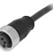 Conector HARTING 7/8 mufă 5 pini drept cu cablu 5m