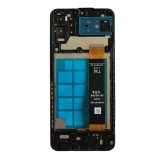 Display Samsung Galaxy A13 4G (A135) Negru, Cu Rama + Folie Sticla 99H