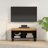 Cumpara ieftin Comodă TV, 85x33x43,5 cm, lemn masiv de mango