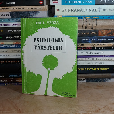 EMIL VERZA - PSIHOLOGIA VARSTELOR , 1993 + foto