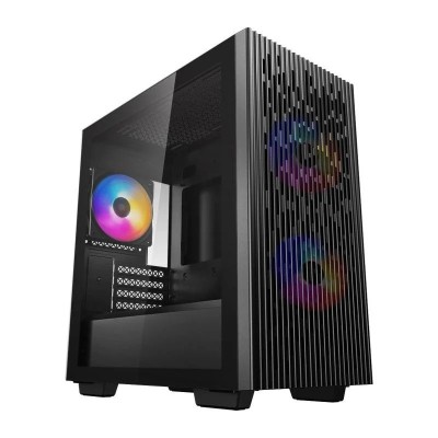 Carcasa DEEPCOOL MATREXX 40 3FS Mini Tower RGB NEGRU foto