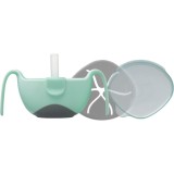 b.box 3 in 1 Bowl &amp; Straw castron cu pai Pisctachio 250 ml