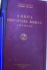 carte veche 1933 drept codul comercial roman adnotat are 1150pg foto