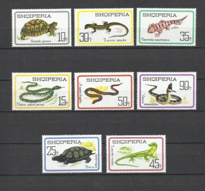 ALBANIA 1966 FAUNA REPTILE foto