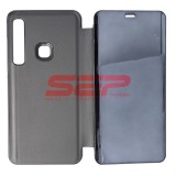 Husă Clear View Mirror Samsung Galaxy A9 2018 Neagră
