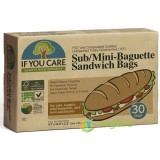 Pungi de Hartie Nealbita, fara Clor pentru Mini Baghete si Sandwich 30buc