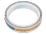 Bandă termică pentru temperaturi ridicate, grosime 0,07mm, culoare ambră - rolă de 50%