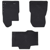 vidaXL Covor pentru mașină 3 pcs Negru TPE 42029117