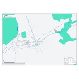 Cumpara ieftin Harta decorativa pentru perete Agnita, Stil Modern, 70x50 cm, PVC