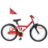 vidaXL Bicicletă pentru Copii 18 Inci pentru 5-7 ani Roșu 42009650