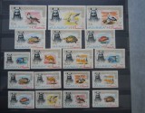 AJMAN 1964 SERIE FAUNĂ MH, Nestampilat
