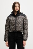 Tommy Jeans geacă culoarea maro, de iarna, DW0DW21967