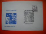 HOPCT PLIC S NR 608 FILATELIE SPATIALA-NAVA PROIECT APOLLO 12 -1969 -COSMOS/SPACE-SPATIU- AUSTRIA