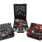 Set de unelte cu chei combinate 187buc, carcasa din aluminiu, GEKO G10855