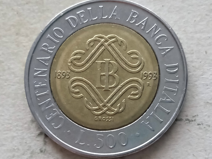 ITALIA-500 LIRE 1993 ( Bank of Italy)