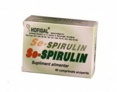 Se-spirulin 40 comprimate - Hofigal foto