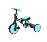Cumpara ieftin Tricicleta pentru copii, complet pliabila, Lorelli Buzz, Black Turquoise